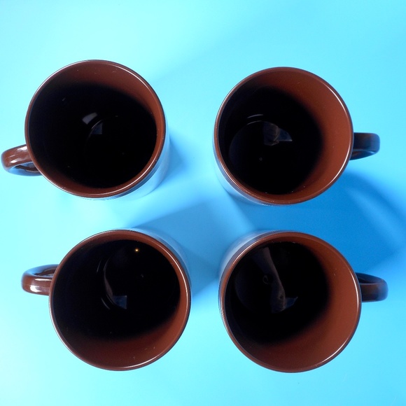 4 VTG 70s Thermo Serv Merry Mushroom Cups Mugs Set Sears w box & pamphlet - Picture 7 of 16